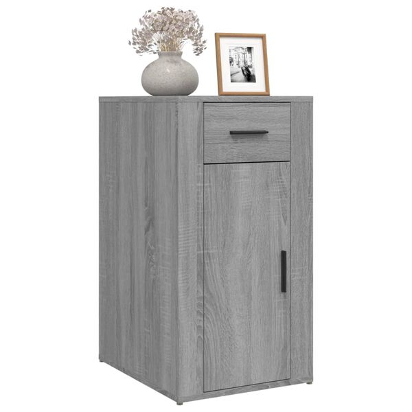 vidaXL Armoire de bureau Sonoma gris 40x49x75 cm Bois d'ing&eacute;nierie
