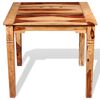 vidaXL Table &agrave; manger Bois massif 82x80x76 cm