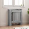 vidaXL Cache-Radiateur Gris Sonoma 78 x 19 x 81,5 cm Bois d'ingénierie
