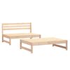vidaXL Salon de jardin 2 pcs bois de pin massif
