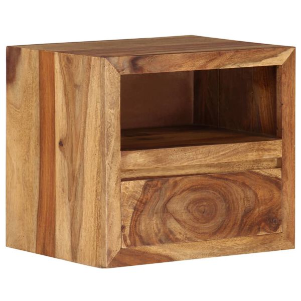 vidaXL Table de chevet Bois massif 40 x 30 x 35 cm