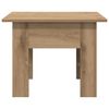 vidaXL Table basse Ch&ecirc;ne artisanal 55 x 55 x 42 cm Bois d'ing&eacute;nierie