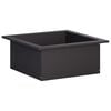 vidaXL Anneau de Braise Noir 90 x 90 x 25 cm Acier