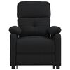 vidaXL Fauteuil électrique de massage Noir Tissu
