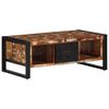 vidaXL Table basse multicolore 90x50x36 cm bois de r&eacute;cup&eacute;ration massif