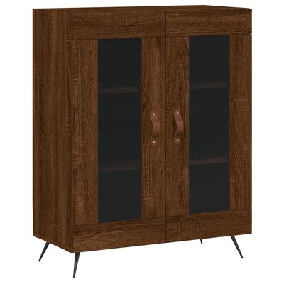 vidaXL Buffet chêne marron 69,5x34x90 cm bois d'ingénierie