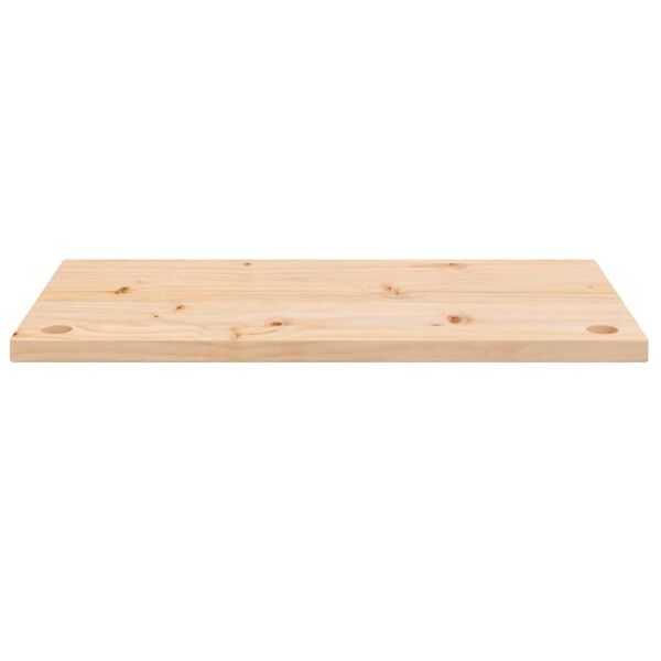 vidaXL Dessus de bureau 80x40x2,5 cm bois massif de pin