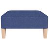 vidaXL Repose-pied Bleu 78x56x32 cm Tissu