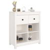 vidaXL Buffet Blanc 70x35x80 cm Bois massif de pin