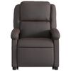 vidaXL Fauteuil inclinable de massage électrique marron foncé