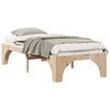 vidaXL Cadre de lit Marron 100 x 200 cm Pin massif