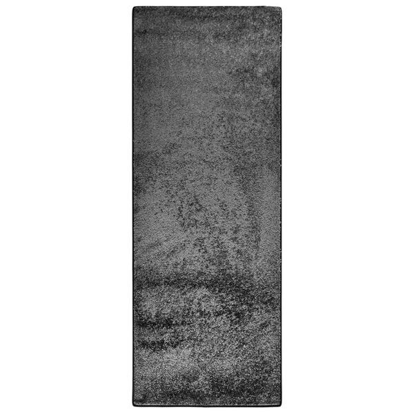 vidaXL Tapis &agrave; poils souples antid&eacute;rapant 67x180 cm Gris