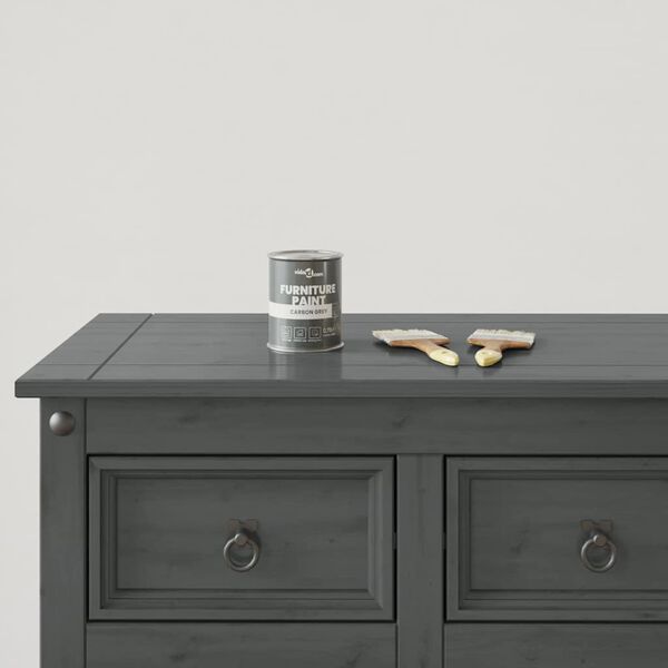 vidaXL Peinture pour meubles Gris 10 x 10 x 12,2 cm Impression murale