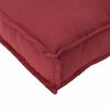 vidaXL Coussin 2 pcs Bordeaux 40 x 40 x 8 cm Tissu Oxford