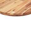 vidaXL Dessus de table rond Ø90x2 cm bois massif d'acacia