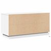 vidaXL Meuble TV Blanc 100 x 38 x 49 cm Bois d'ingénierie
