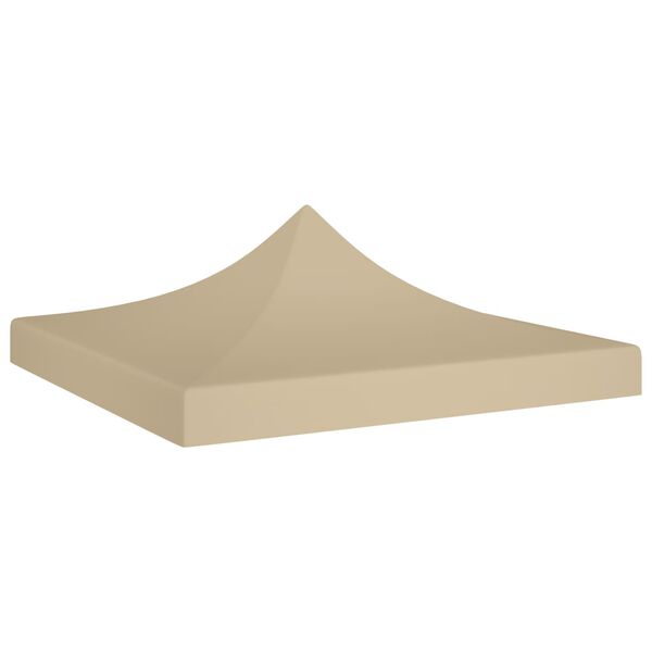 vidaXL Toit de tente de r&eacute;ception 2x2 m Beige 270 g/m&sup2;
