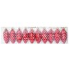 vidaXL Boule de Pomme de Pin de Noël 40 pcs Rouge