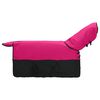 vidaXL Couverture &Eacute;quine Rose et Noir 95 cm Polyester