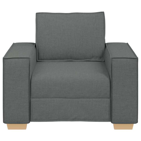 vidaXL Canap&eacute; Fauteuil Gris Fonc&eacute; 100x78x84 cm Tissu