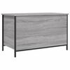 vidaXL Banc de rangement sonoma gris 80x42,5x50 cm bois d'ing&eacute;nierie