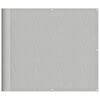 vidaXL &Eacute;cran de balcon gris clair 90x1000 cm 100% polyester oxford