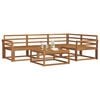 vidaXL Ensemble de canap&eacute;s d'ext&eacute;rieur 5 pcs Naturel