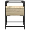 vidaXL Tables de chevet 2 pcs ch&ecirc;ne sonoma 40x40x55 cm bois ing&eacute;nierie