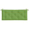 vidaXL Coussin de banc de jardin vert m&eacute;lang&eacute; 120x50x7 cm tissu