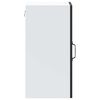 vidaXL Armoire murale de cuisine avec porte en verre Kalmar noir