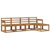 vidaXL Ensemble de canap&eacute;s d'ext&eacute;rieur 5 pcs Naturel