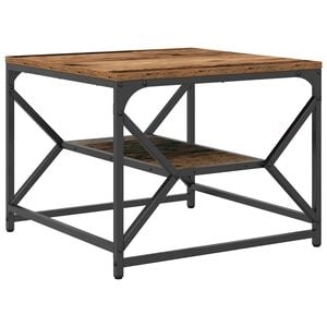 vidaXL Table basse Bois Ancien 51 x 50 x 40 cm