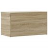 vidaXL Coffre de rangement Chêne sonoma 84x42x46 cm Bois d'ingénierie