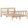 vidaXL Cadre de lit sans matelas 140x200 cm bois massif de pin