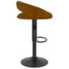 vidaXL Tabourets de bar lot de 2 marron velours