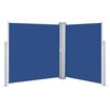 vidaXL Auvent lat&eacute;ral r&eacute;tractable Bleu 160 x 600 cm