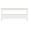 vidaXL Banc d'entr&eacute;e Blanc 100x28x45 cm Bois massif Pin