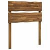 vidaXL T&ecirc;te de lit en bois brut ROSTOCK Naturel 75 cm