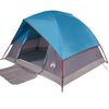 vidaXL Tente de camping &agrave; d&ocirc;me 3 personnes bleu imperm&eacute;able