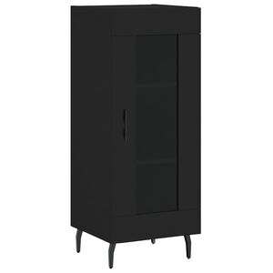 vidaXL Buffet Noir 34,5x34x90 cm Bois d'ing&eacute;nierie