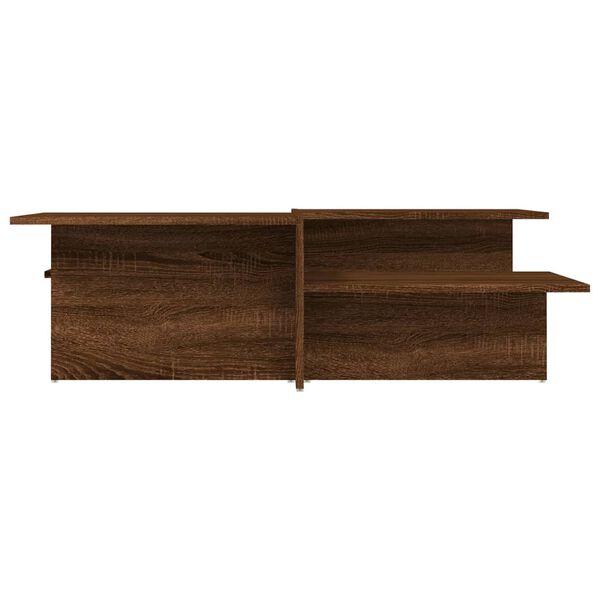 vidaXL Tables basses 2 pcs Ch&ecirc;ne marron Bois d'ing&eacute;nierie