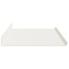 vidaXL &Eacute;tag&egrave;re flottante 4 pcs Blanc 100 x 18 x 2,5 cm Acier