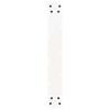 vidaXL Pieds de table de bar en U 2 pi&egrave;ces Blanc 60 x (90-91) cm Acier