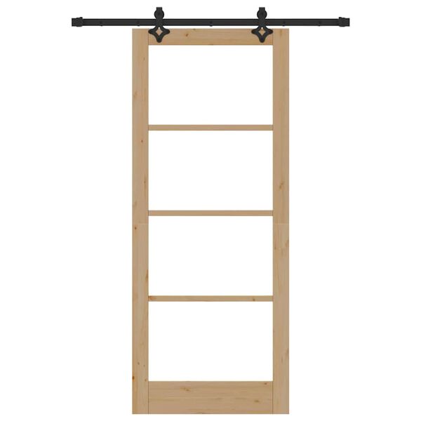 vidaXL Porte coulissante Naturel 86 x 211 cm