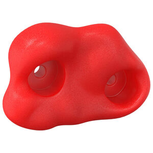 vidaXL Pr&eacute;hension d'escalade 2 pc Rouge 100 x 67 x 43 mm PP