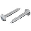 vidaXL Vis en bois 2 pi&egrave;ces Argent&eacute; M4 x 28 mm Fer