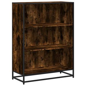 vidaXL Biblioth&egrave;que ch&ecirc;ne fum&eacute; 80,5x35x107,5 cm bois d'ing&eacute;nierie