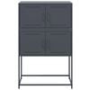 vidaXL Buffet anthracite 68,5x38,5x107 cm acier