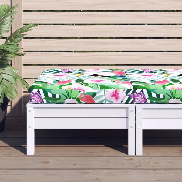 vidaXL Coussin de palette multicolore 60x60x8 cm tissu oxford