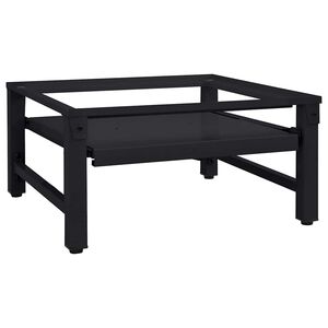 vidaXL Socle pour Machine &agrave; Laver Noir 62 x 60,5 x 32,5 cm Acier